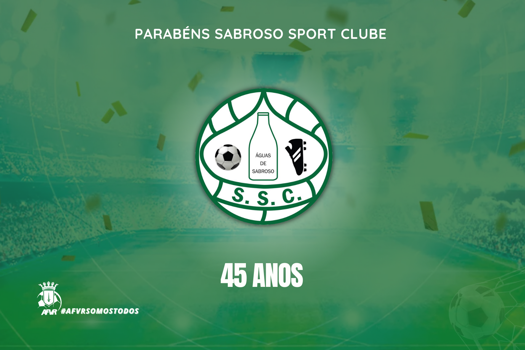 O Sabroso Sport Clube está de Parabéns! 