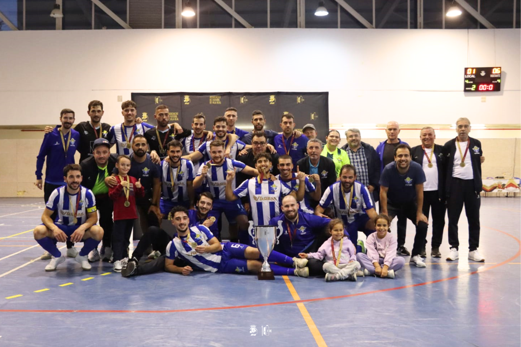 Juv. Pedras Salgadas vence Supertaça de Futsal Sénior Masculino 