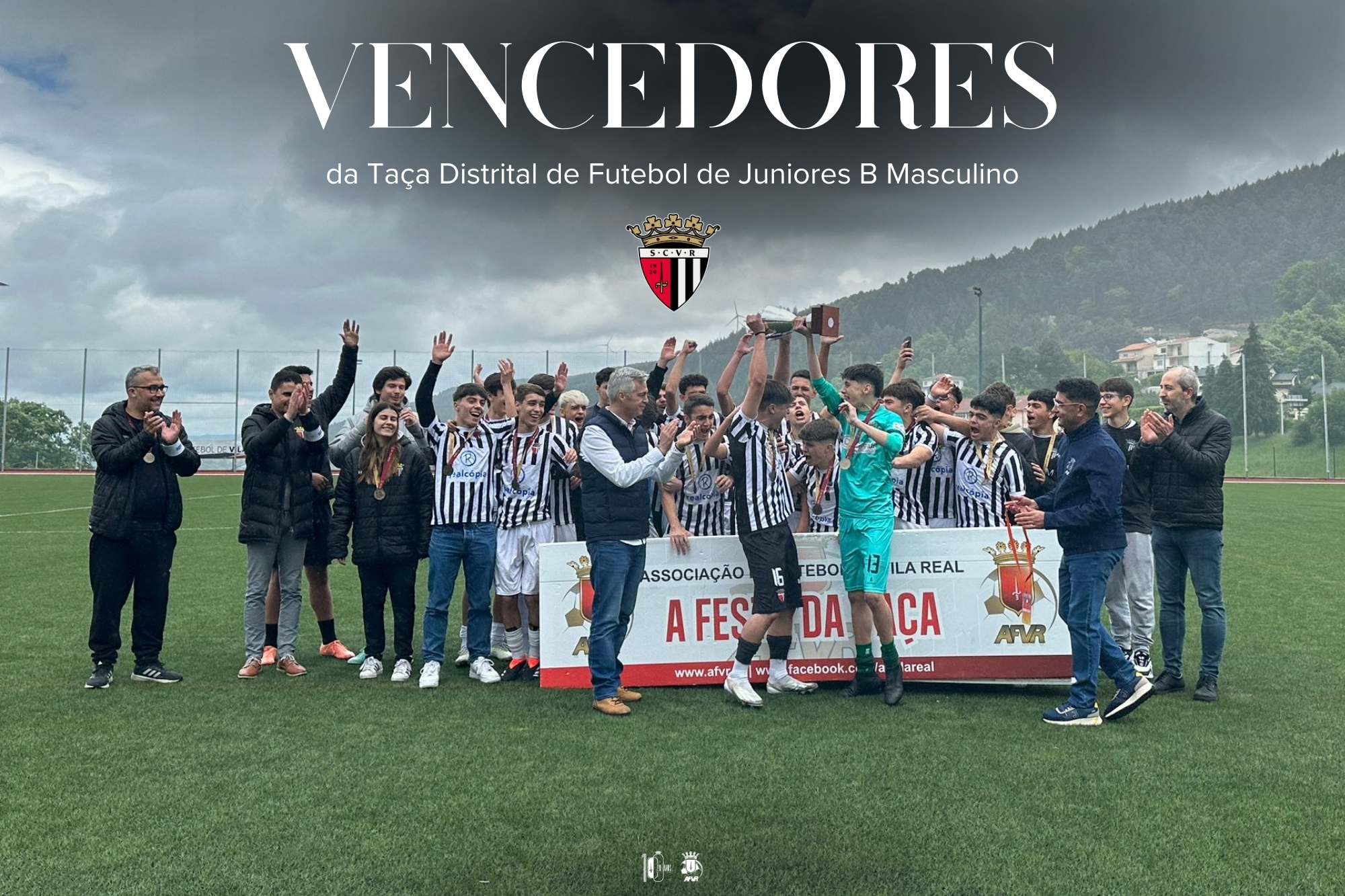 SC Vila Real vencedor da Final da Taça Distrital de Futebol Masculino Júnior “B”