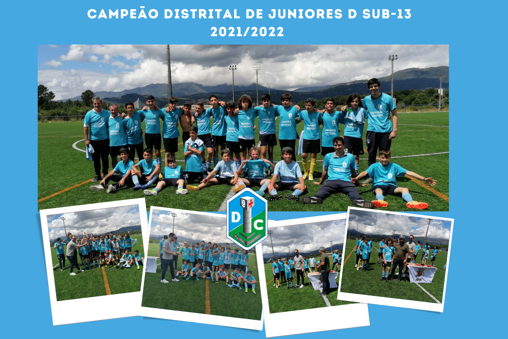 ADC Escola Diogo Cão | Campeão Distrital de Juniores D Sub-13 2021/2022
