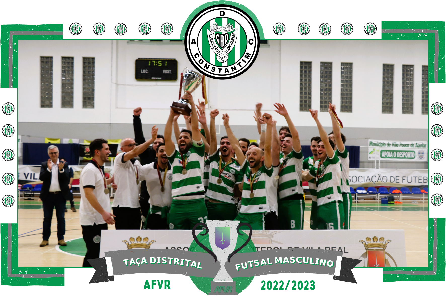 ADC Constantim Vence Taça Distrital de Futsal Masculino AFVR 