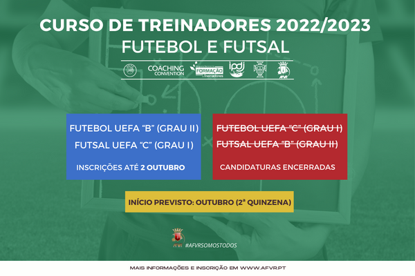 CURSOS DE TREINADORES 2022-2023