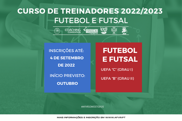 CURSOS DE TREINADORES 2022-2023