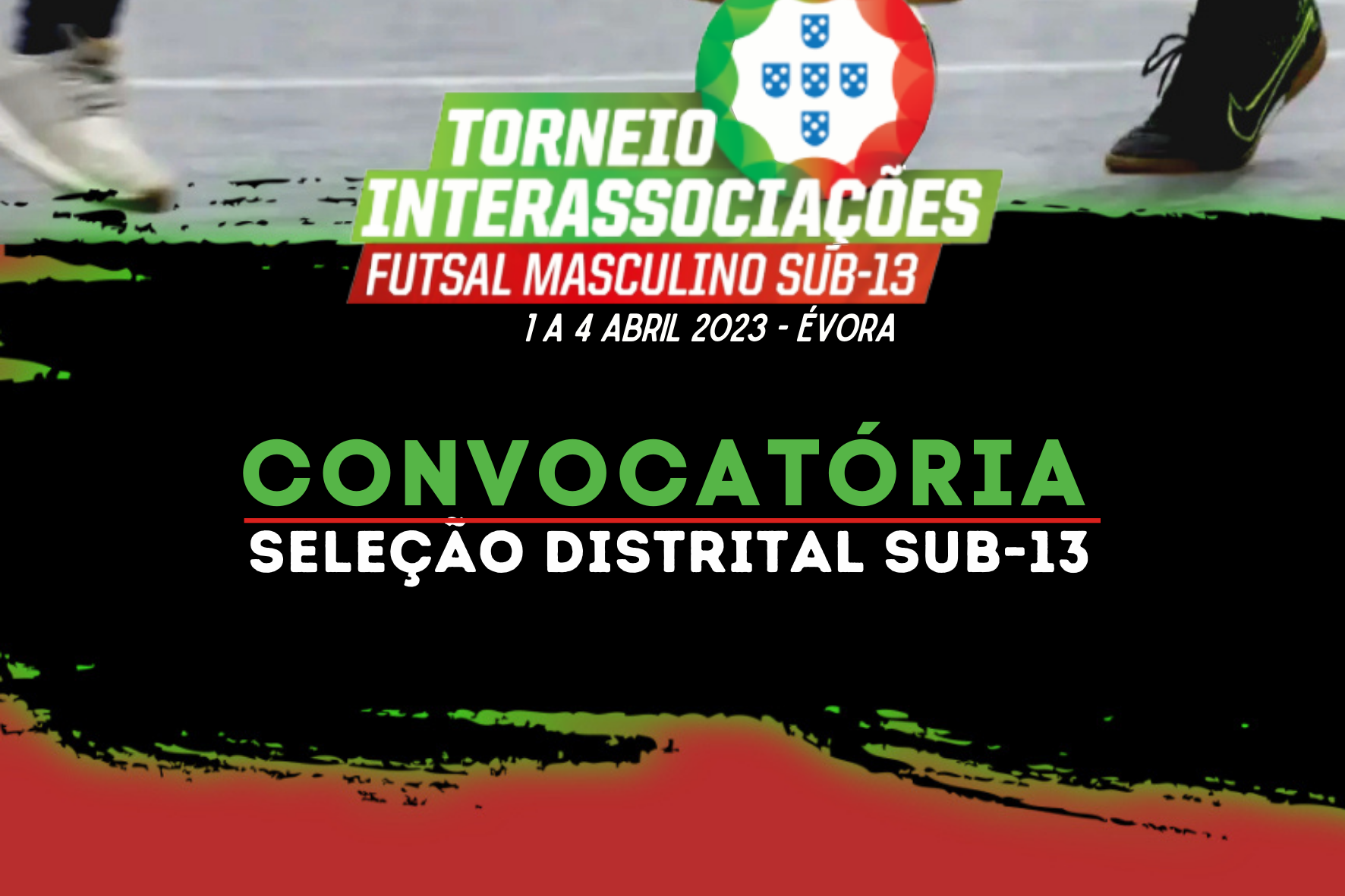 CONVOCATÓRIA | TORNEIO INTERASSOCIAÇÕES DE FUTSAL MASCULINO DE SUB-13