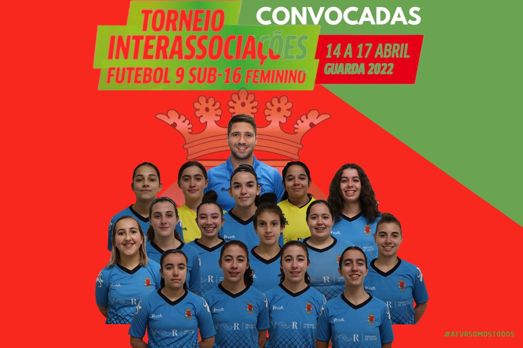 Convocatória Seleção Distrital de Futebol 9 Feminino (Torneio Interassociações - Sub-16 | Fase Final)