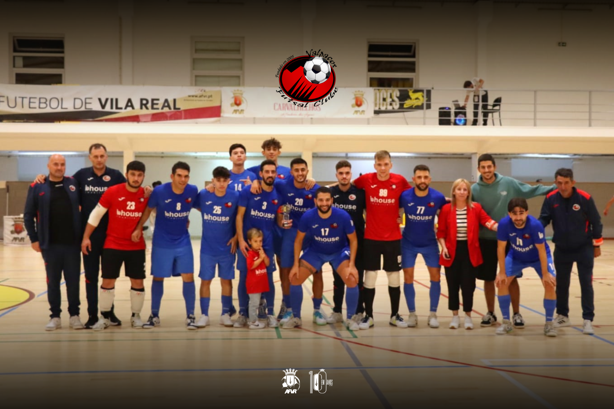 Valpaços FC Vencedor da Taça de Honra de Futsal Sénior Masculino