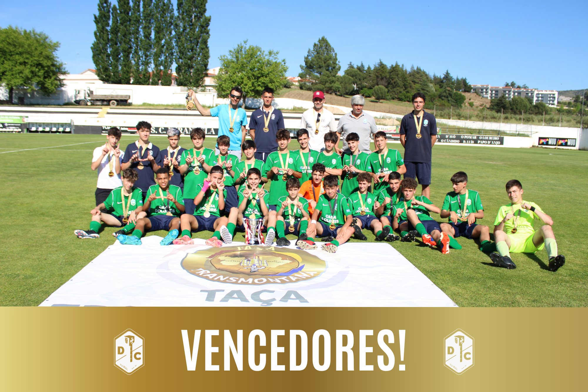 ADCE Diogo Cão Vencedor da Taça Transmontana de Futebol de Sub-14
