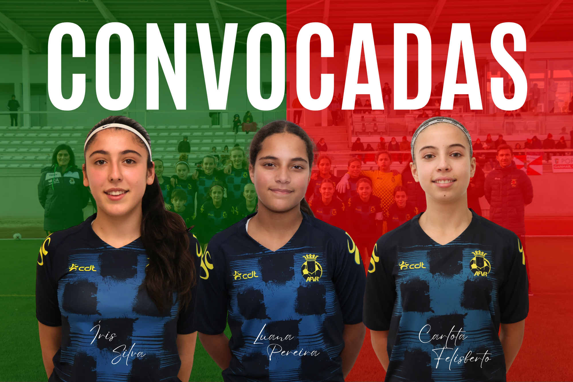 Atletas de Futebol da AF Vila Real Convocadas para a Seleção Nacional